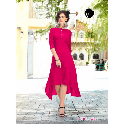 Slub Cotton Kurti